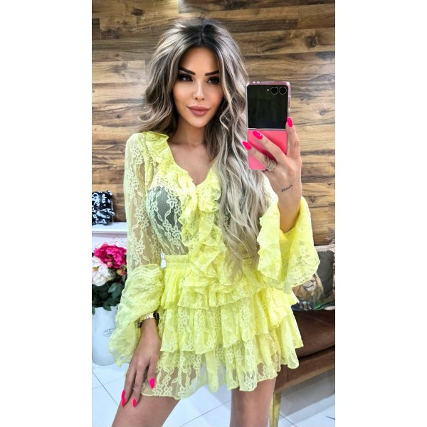 Комплект 2 части tiara в жълто